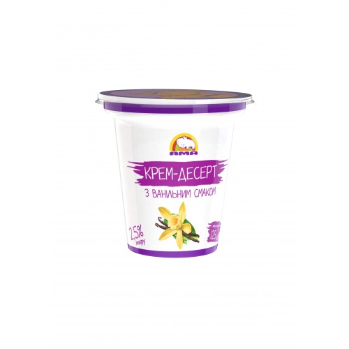 Десерт кисломолочный с ванильным вкусом 4% АМА 125г