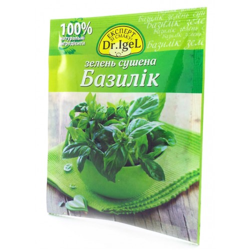 Базилик зелень сушеная  Dr. Igel 10г