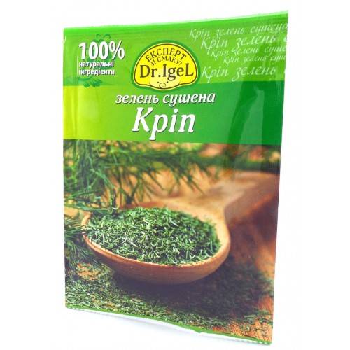 Укроп зелень сушеная  Dr. Igel 10г
